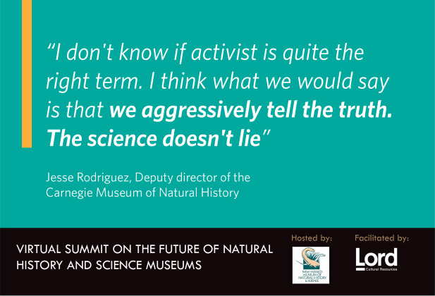 Virtual Summit Future of Science Museums quote